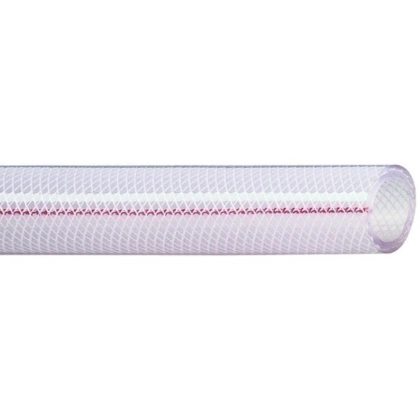PVC hose HP with insert, transparent