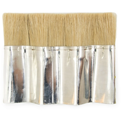 Birch modelling, yellow bristles