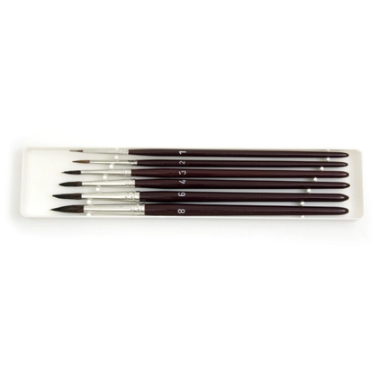 Student brush set, 6 pieces