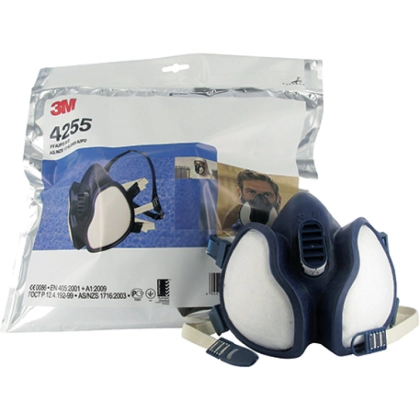 Respiratory masks, 3M - 4000 series, half mask