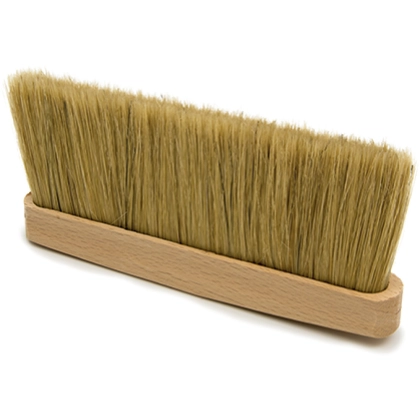 HOLA Dust brush, Chinese bristles, pocket size, yellow
