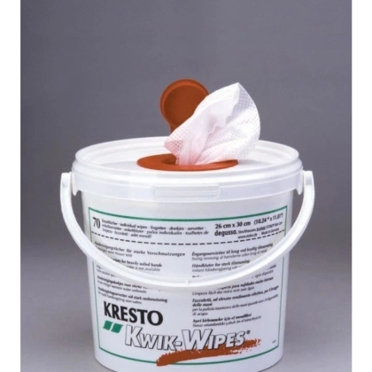 KRESTO KWIK WIPES, pack of 10, 10 cloths, 24519
