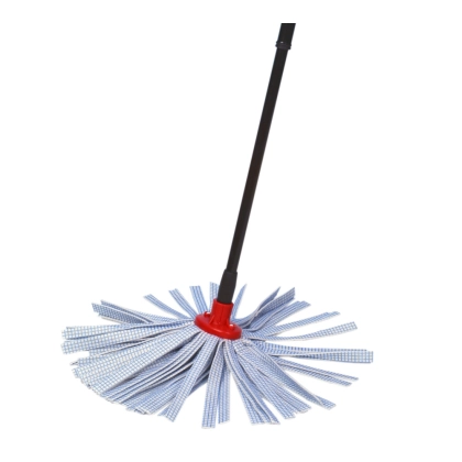 Synthetic fringe mop with telescopic handle 2K