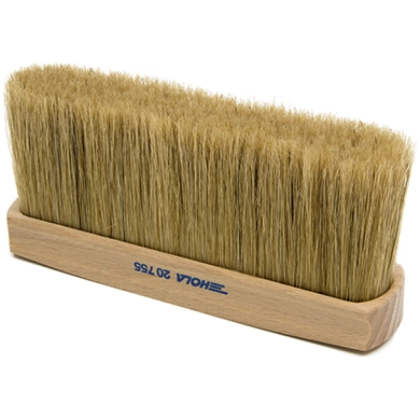 HOLA dust brush, Chinese bristles, yellow
