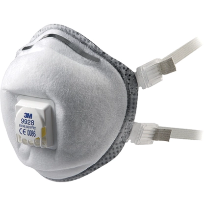 Respiratory masks, 3M - 9928 series, against welding fumes