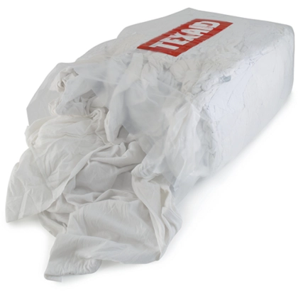 Textile cleaning cloth, white, 10 kg