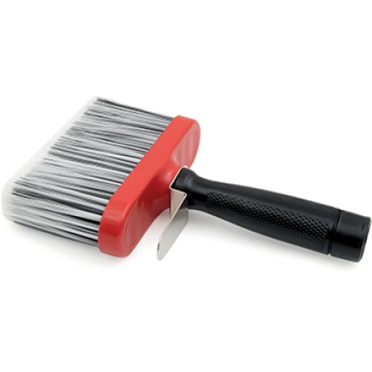 Brush, Nylon compound, oval, grey