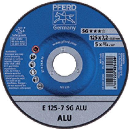 Roughing disc, PFERD - Roughing disc SG, ALU, cranked