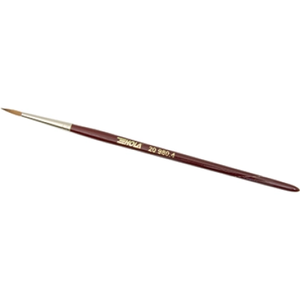 HOLA watercolour brush, pointed shape, red sable hair