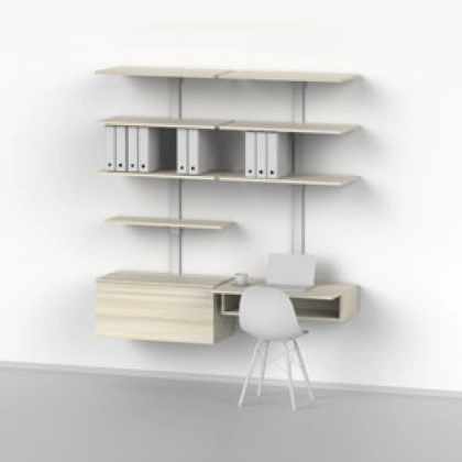 Pecasa Home Office 1780 x 2200 wood, 1 furniture