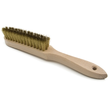 Brass wire brush, heavy duty version