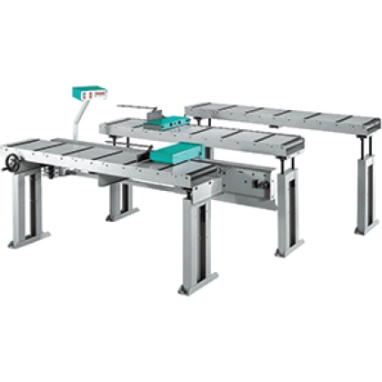 Feed roller conveyor and length measuring systems IMET