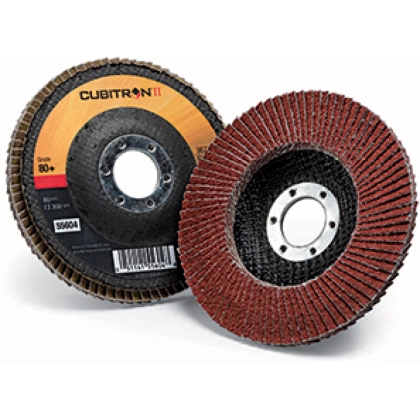 Flap disc, 3M - CUBITRON II, cranked