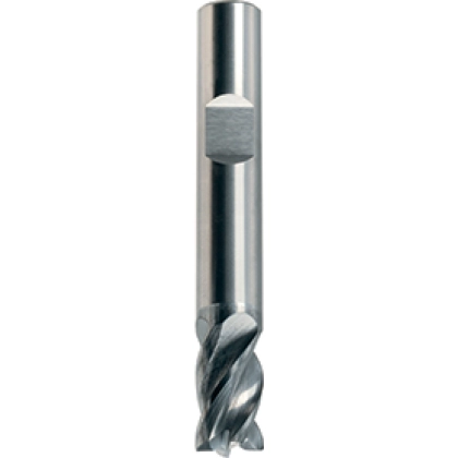 Solid carbide HPC end mills INOX-Titanium, Alnova, STAHLUX - 35°/38°