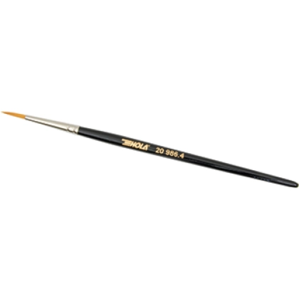 HOLA watercolour brush, pointed shape, polyester hair