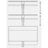 Pecasa living 2670 x 2200 metal, 3 furniture, universal carrier