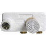 KWC fitting, ADRENA, flush-mounted unit wall 2-hole, chromeline