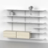 Pecasa living 2670 x 2200 metal, 2 furniture