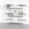 Pecasa Living 2390 x 2200 Wood material/metal