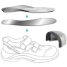 Sicherheitshalbschuh S1 NB Vario Universal