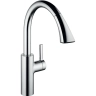 KWC tap, SAROS kitchen, lever mixer, adjustable shower, chromeline, A 250