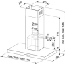 Franke, wall hood, format, FDF 12274 W XS, stainless steel, 1200 mm, energy class A